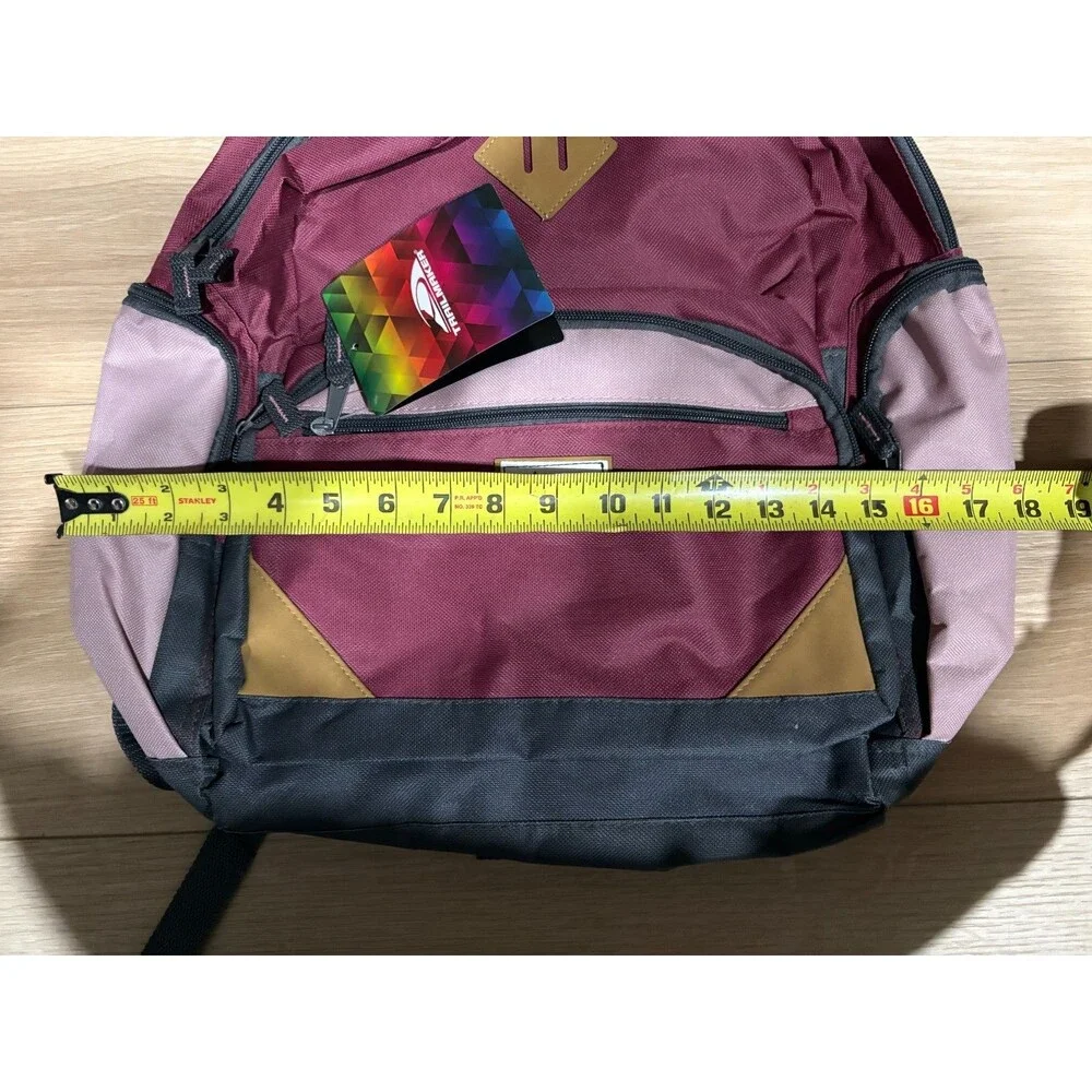 Trailmaker Heritage Multi-Pocket Backpacks With Laptop Storage Rose Padded Strap